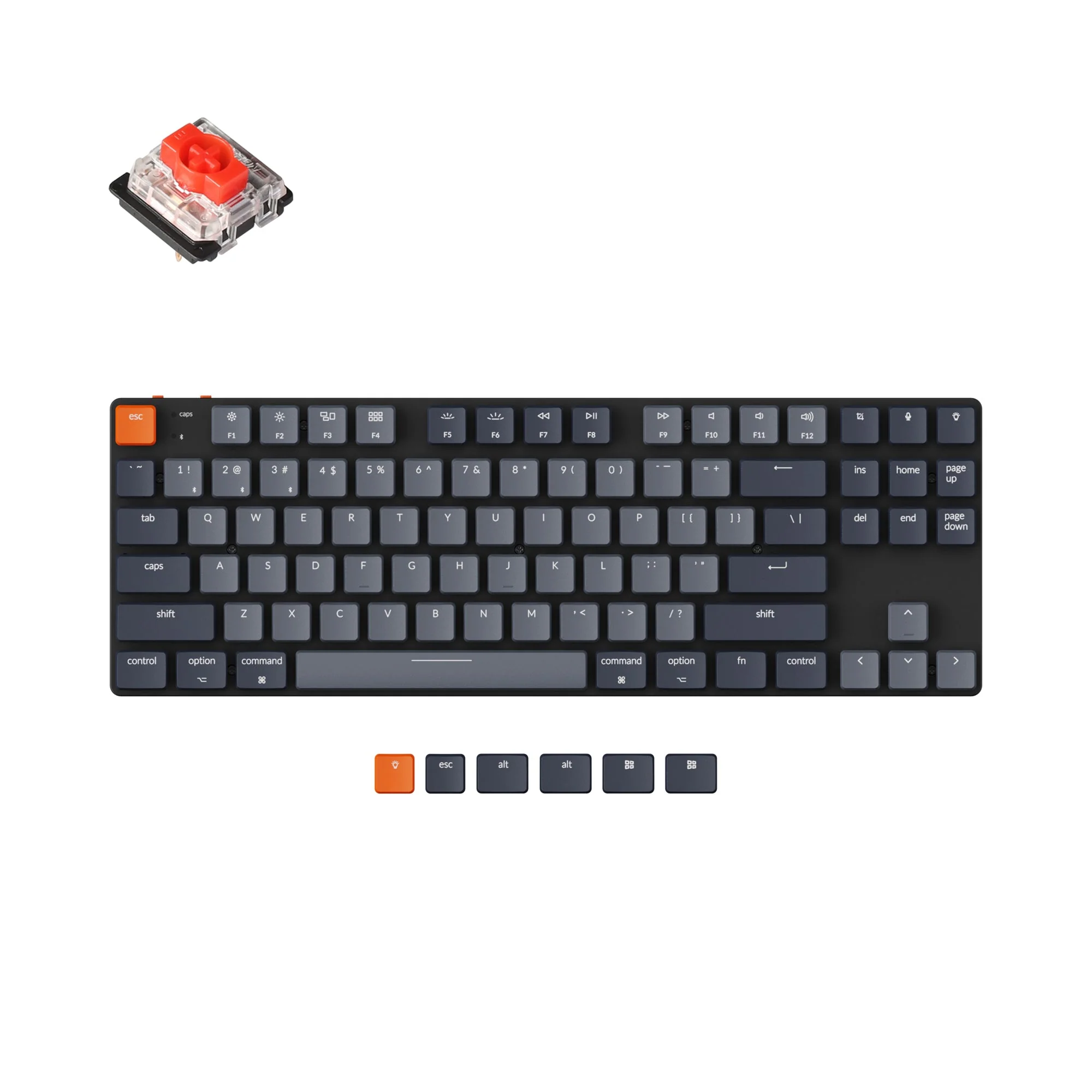Add-on For Low Profile Double Shot PBT Keycap Set